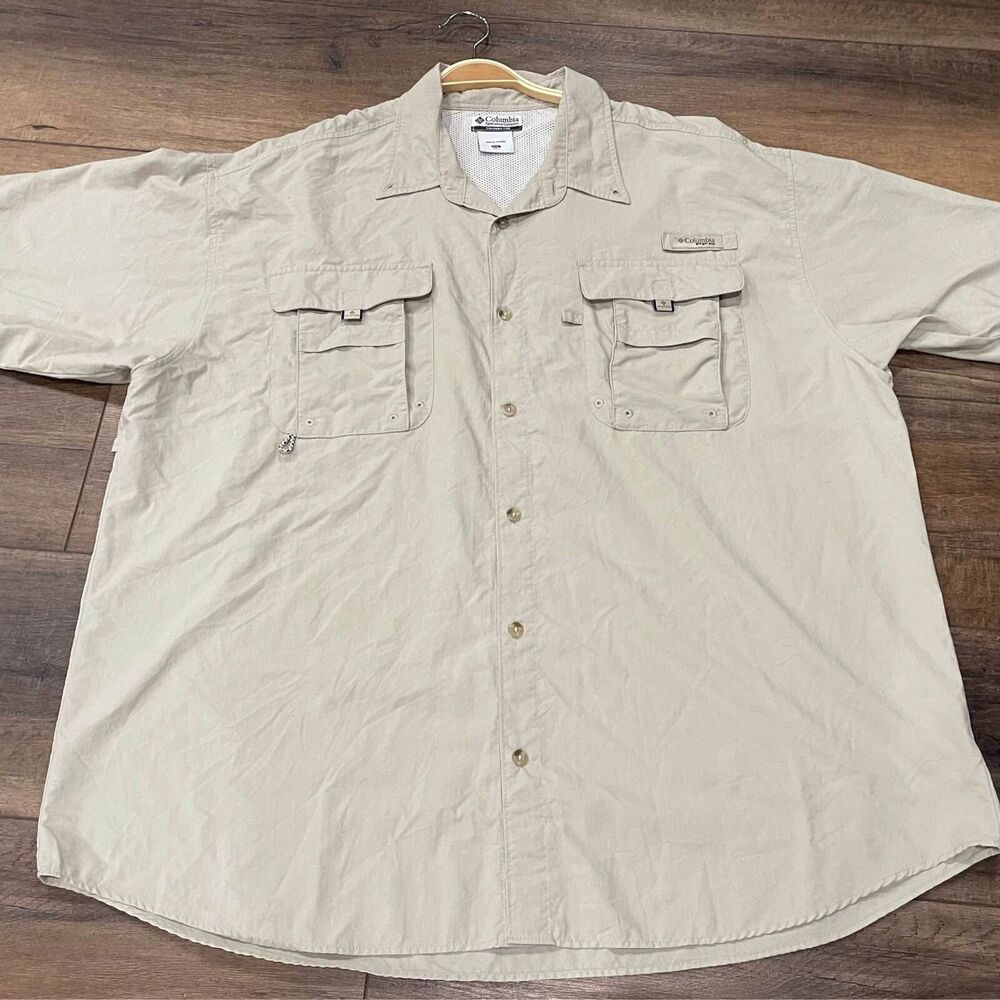 Columbia Men's PFG Bahama II Short Sleeve Shirt (XXL)